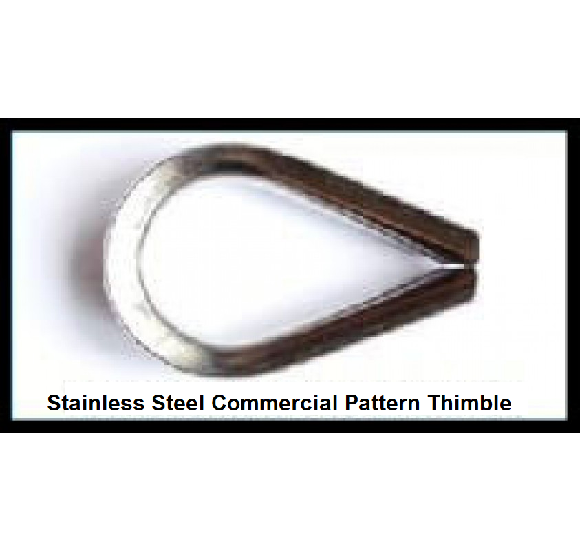 Stainless Steel Commercial Pattern Thimbles Rope Services Direct